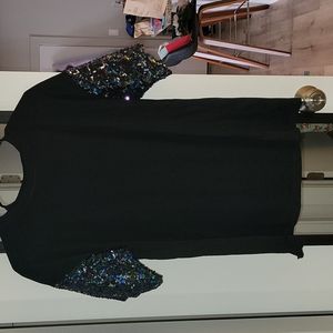 NWT Wilf Fable Sequin T-Shirt - Size S